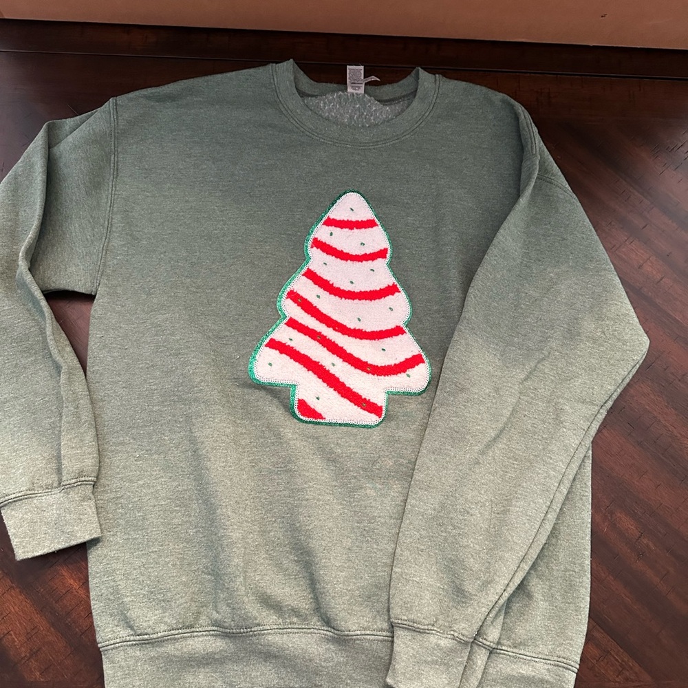 Green Christmas Tree Sweatshirt